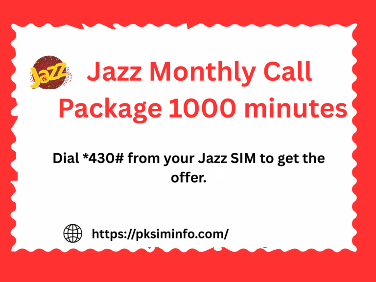 Jazz Monthly Call Package