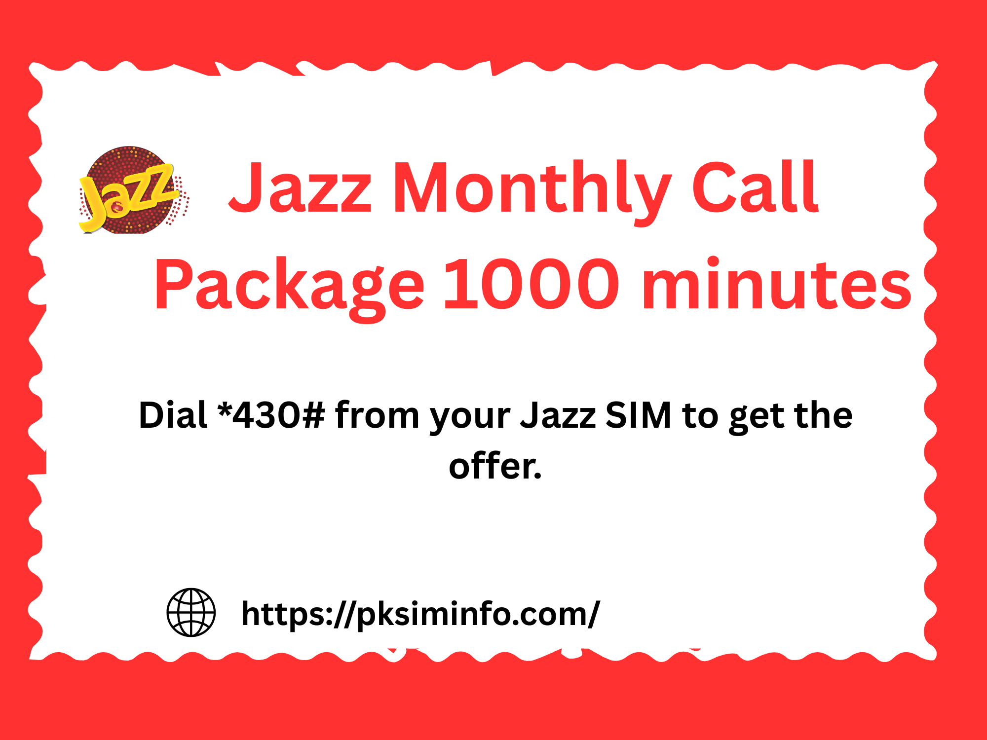 Jazz Monthly Call Package