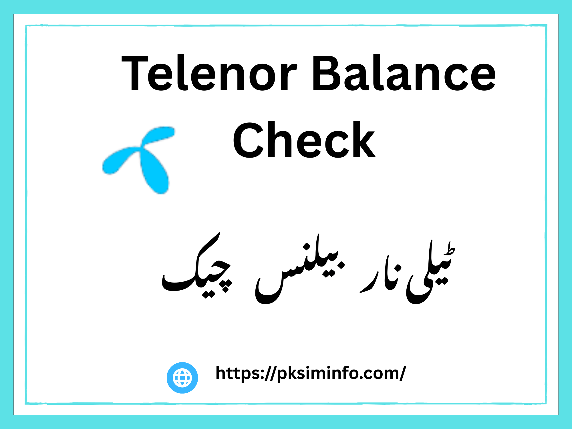 Telenor Balance Check