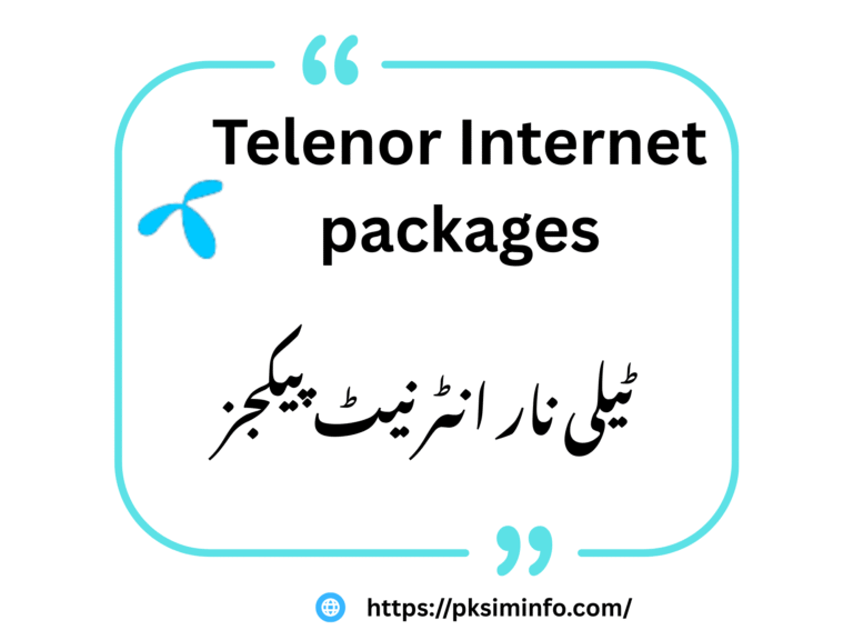 Telenor Internet Packages