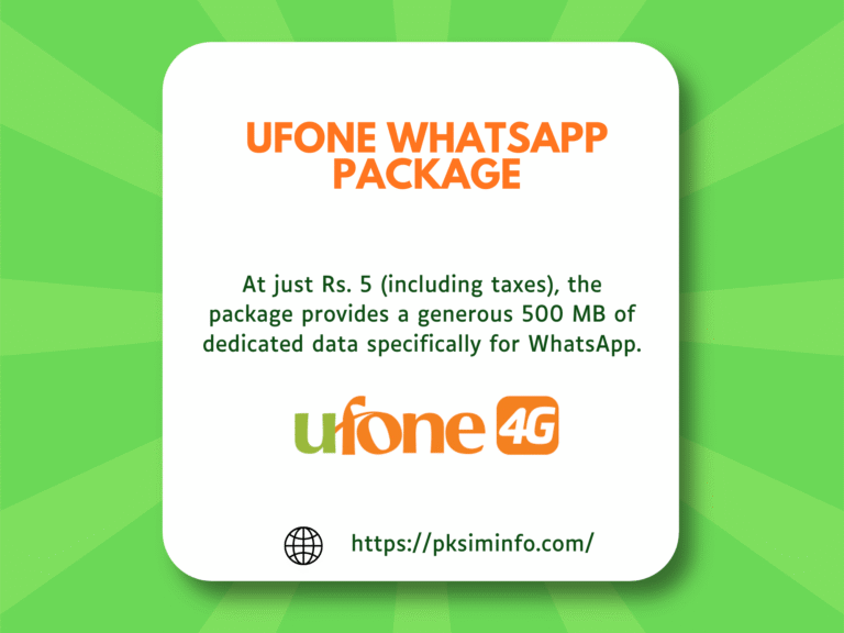 Ufone Whatsapp Packages